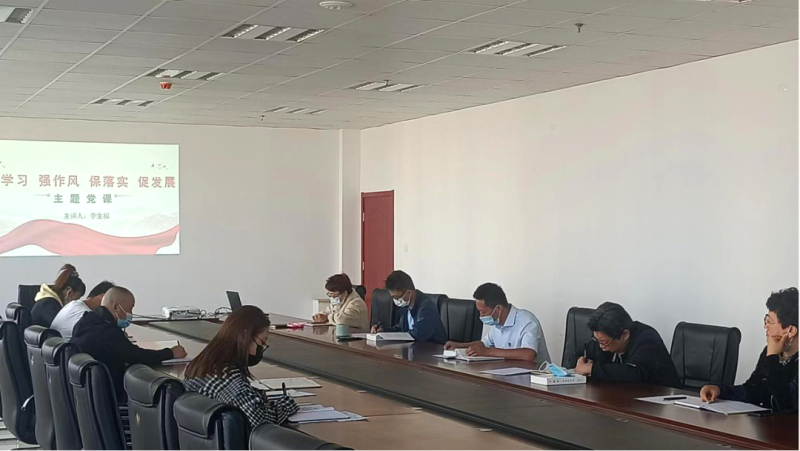 化工書院聯合黨支部開展轉作風、防風險、促發展系列工作