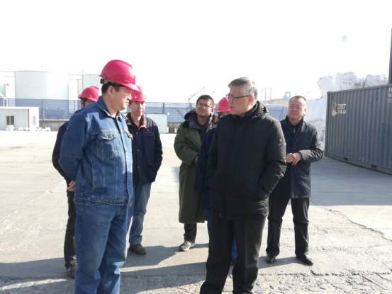 集團黨委書記、董事長王玉輝同志到工投公司考察調研